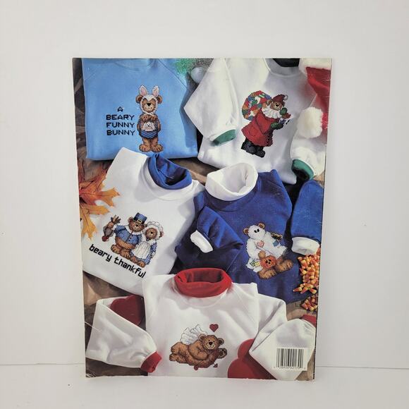 Leisure Arts Beary Happy Holidays Cross Stitch Leaflet #2179 - Picture 2 of 2